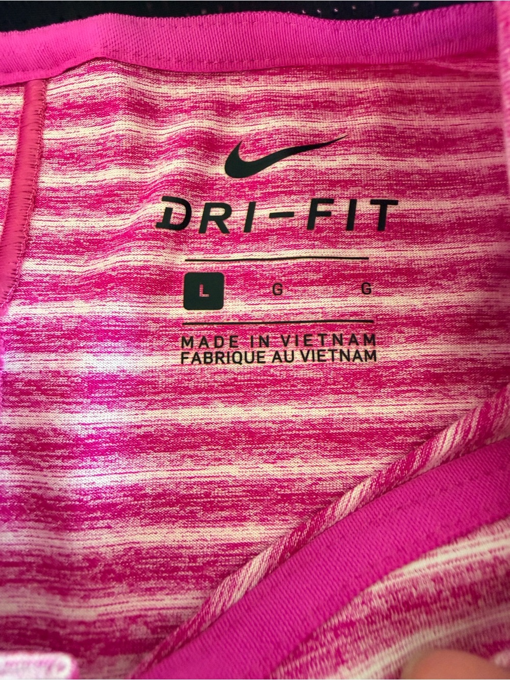 Nike Dri-FIT Performance Polo Tiger Woods Collection Pink Striped - Picture 2 of 8
